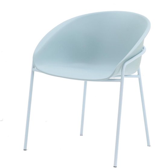 Chaise de patio DS4U® Ella - bleu clair