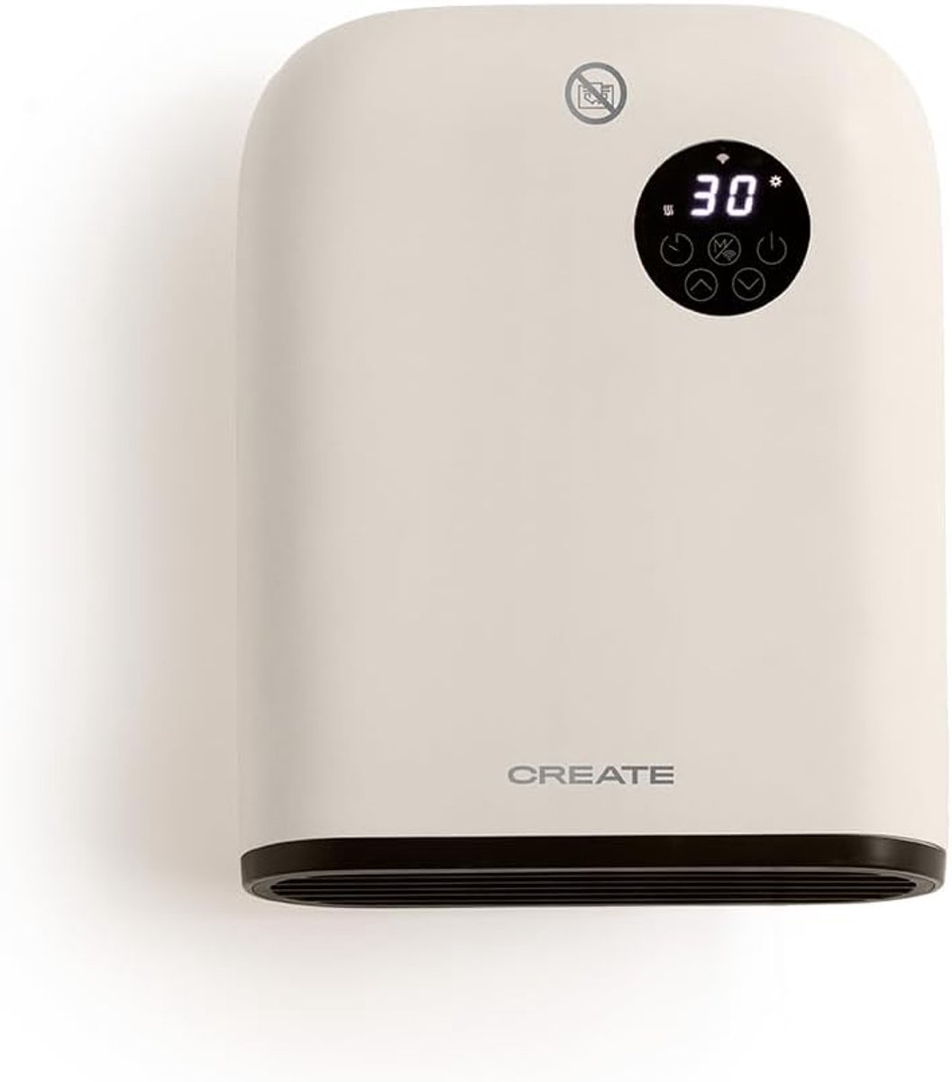 Wand- of vloerverwarming met Wifi bediening en temperatuurregeling tot 20 m²