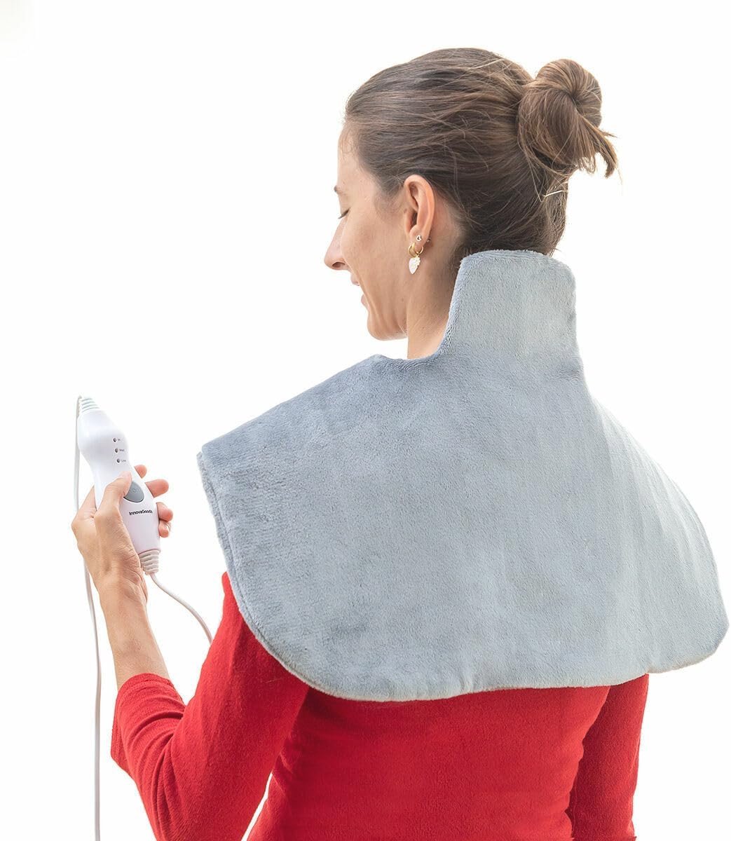 Ergonomische Nek en Schouder Verwarmingsdeken met Afstandsbediening – Snelle Verwarming voor Ontspanning en Comfort