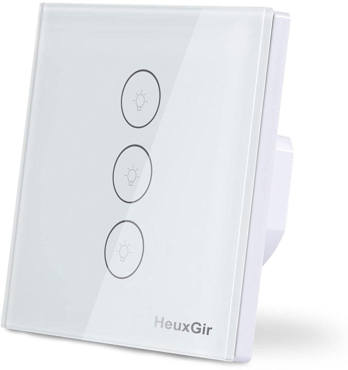 Slimme Wifi Touch Lichtschakelaar 86 x 86 mm - Smart Home Compatibel met Alexa en Google Home