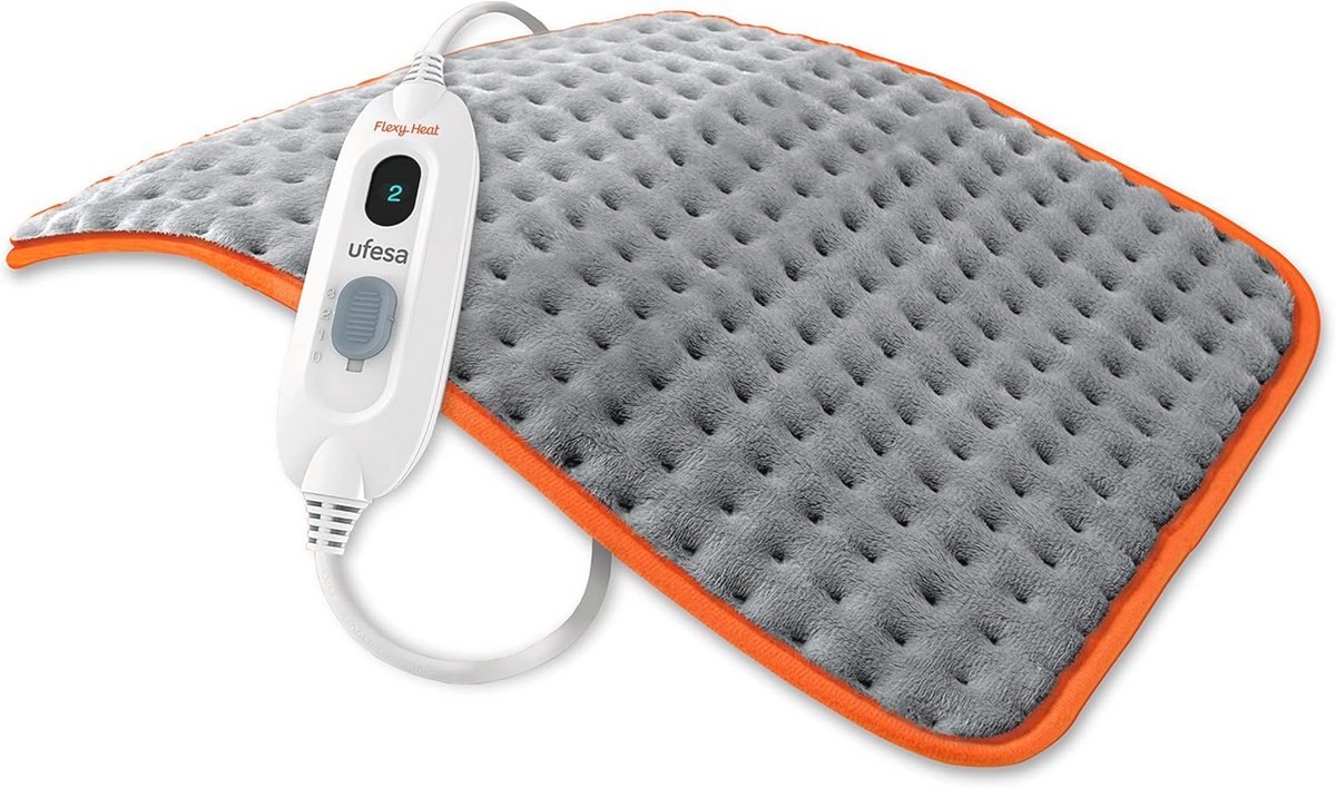 Elektrisch verwarmingskussen 40x30cm - Ultra-zacht microvezel met 3 temperatuurniveaus