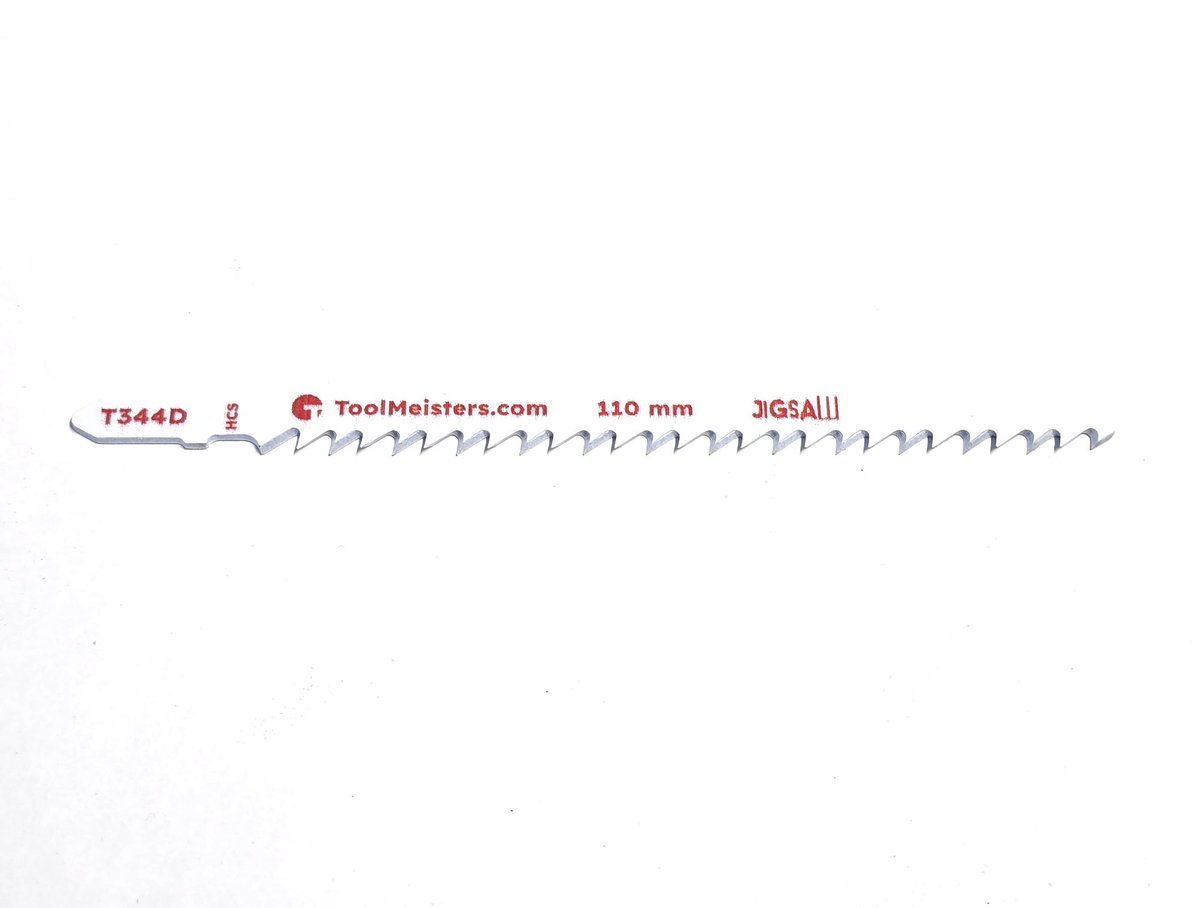 ToolMeisters - Decoupeerzaagblad High Carbon Steel | 110/132 mm 6tpi -“The Jigsaw” | 10 Pack
