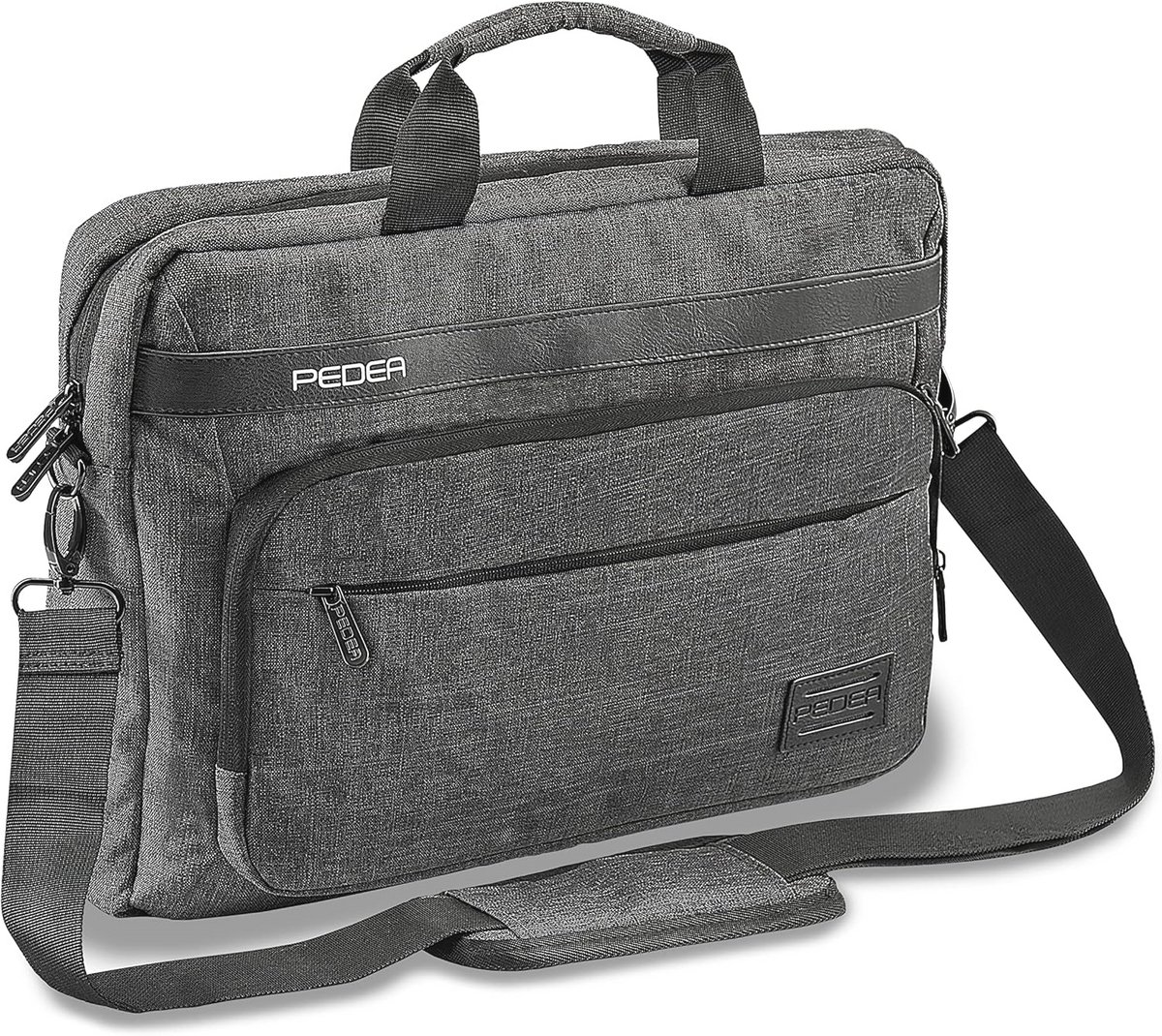 Laptoptas voor 17,3 inch notebooks met tabletvak en verstelbare schouderriem