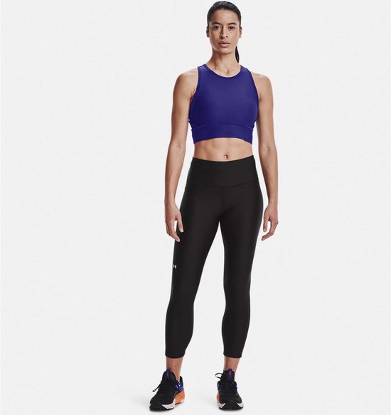 Under Armour Tech Hi Ankle Leg-BLK Dames Sportbroek - Zwart - Wit van Merkloos — afbeelding 3