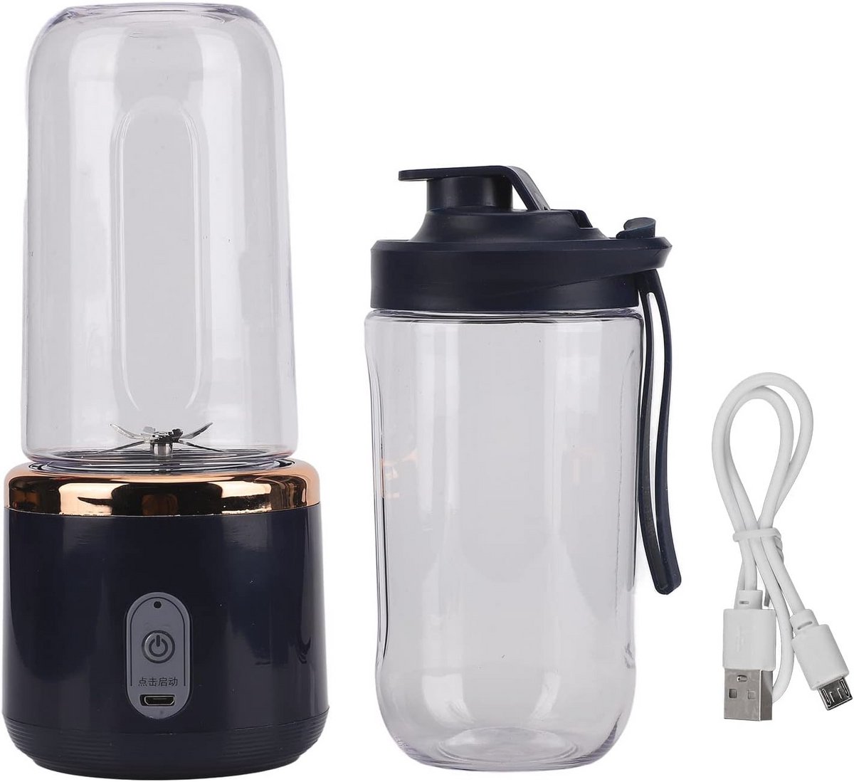 Draagbare Mini Blender voor Smoothies en Sap - Ideaal voor Reizen en Sport