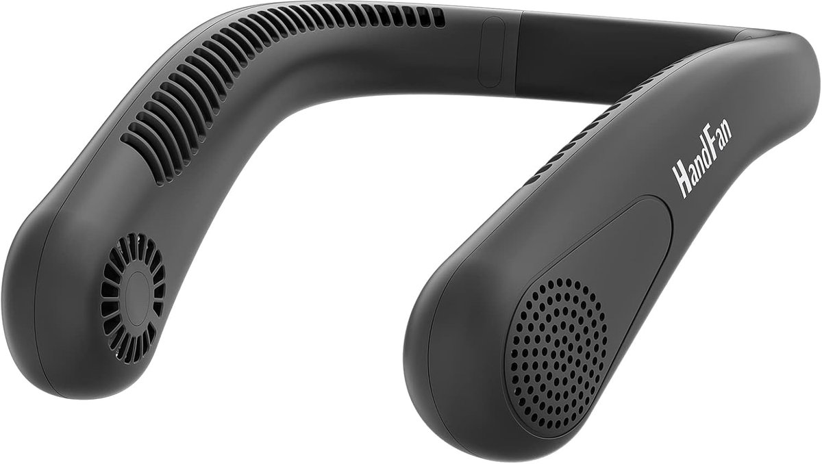 Draagbare USB Nek Ventilator - 5000 mAh, 3 Snelheden, 15 Uur Werkduur voor Buiten