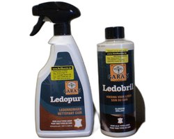 Lederreiniger - Voeding voor leder - ledopur 500 ml en ledomat 500 ml - PROMO
