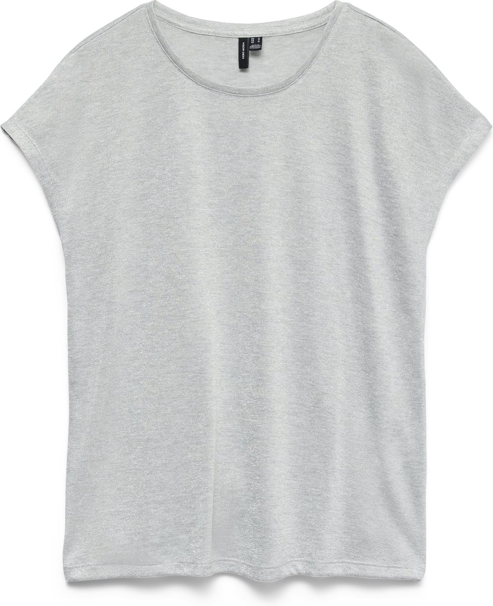 VERO MODA - VMSARAH AVA GLITTER SS TOP JRS NOOS - Dames - Blouses