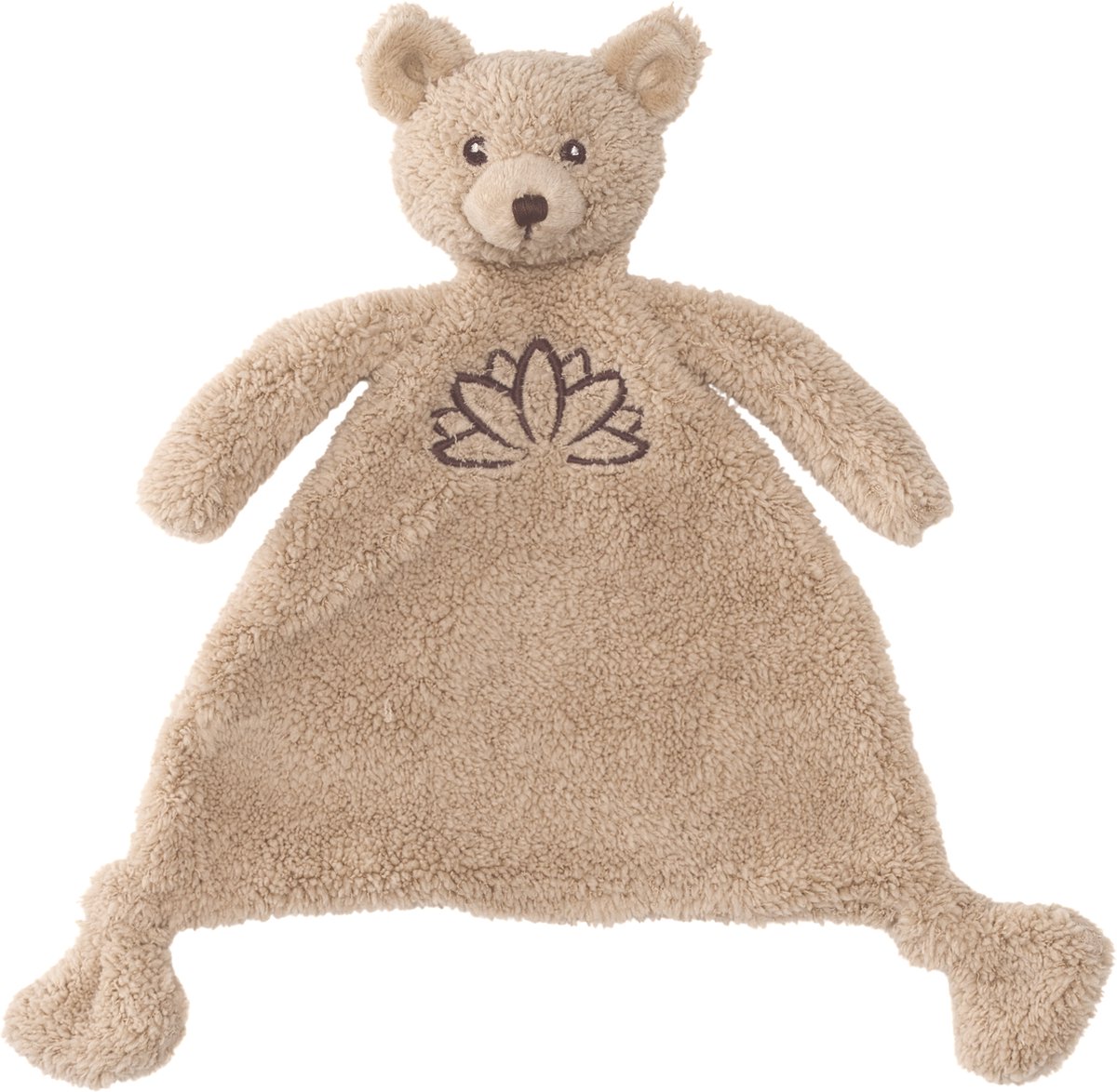 Happy Horse Mindful Beer Knuffeldoek 22 cm - Beige - Baby cadeau