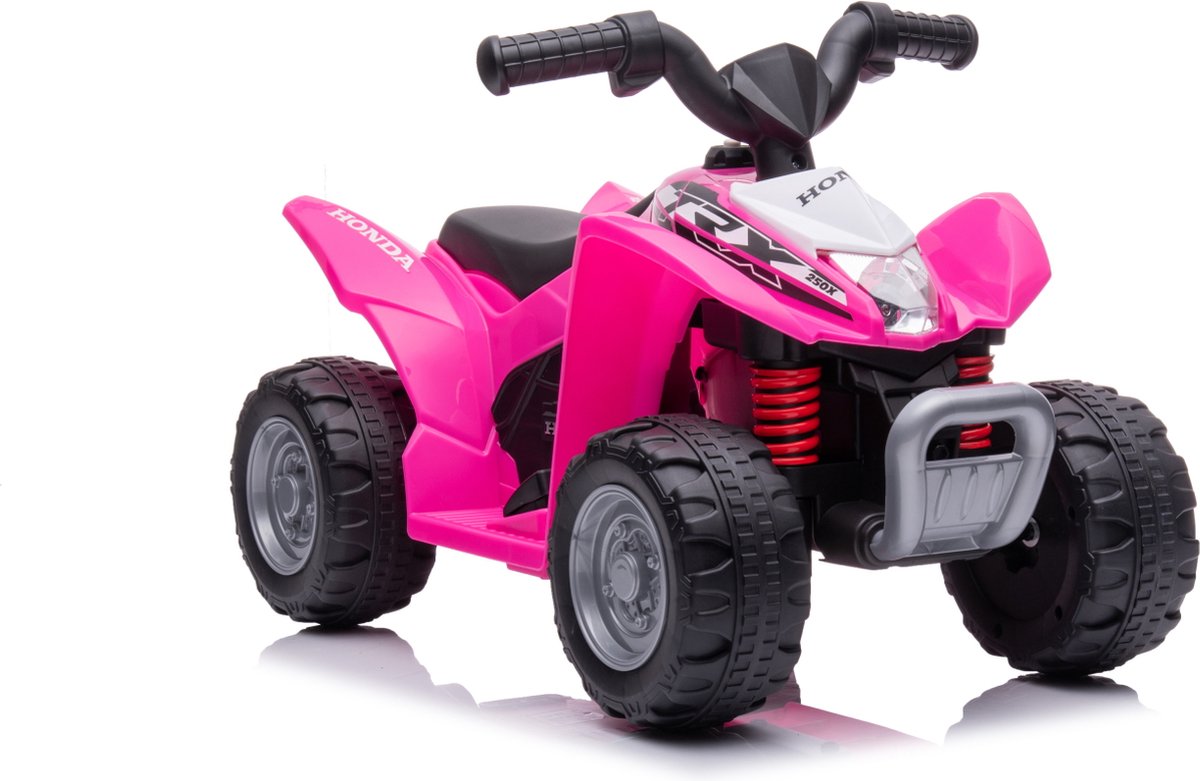 Eco Toys - Honda Elektrische Kinderquad - Roze - Met Claxon & Gas Pedaal - Snelheid 2,8 km/u - Vanaf 18 Maanden - Max. 25 kg — afbeelding 4