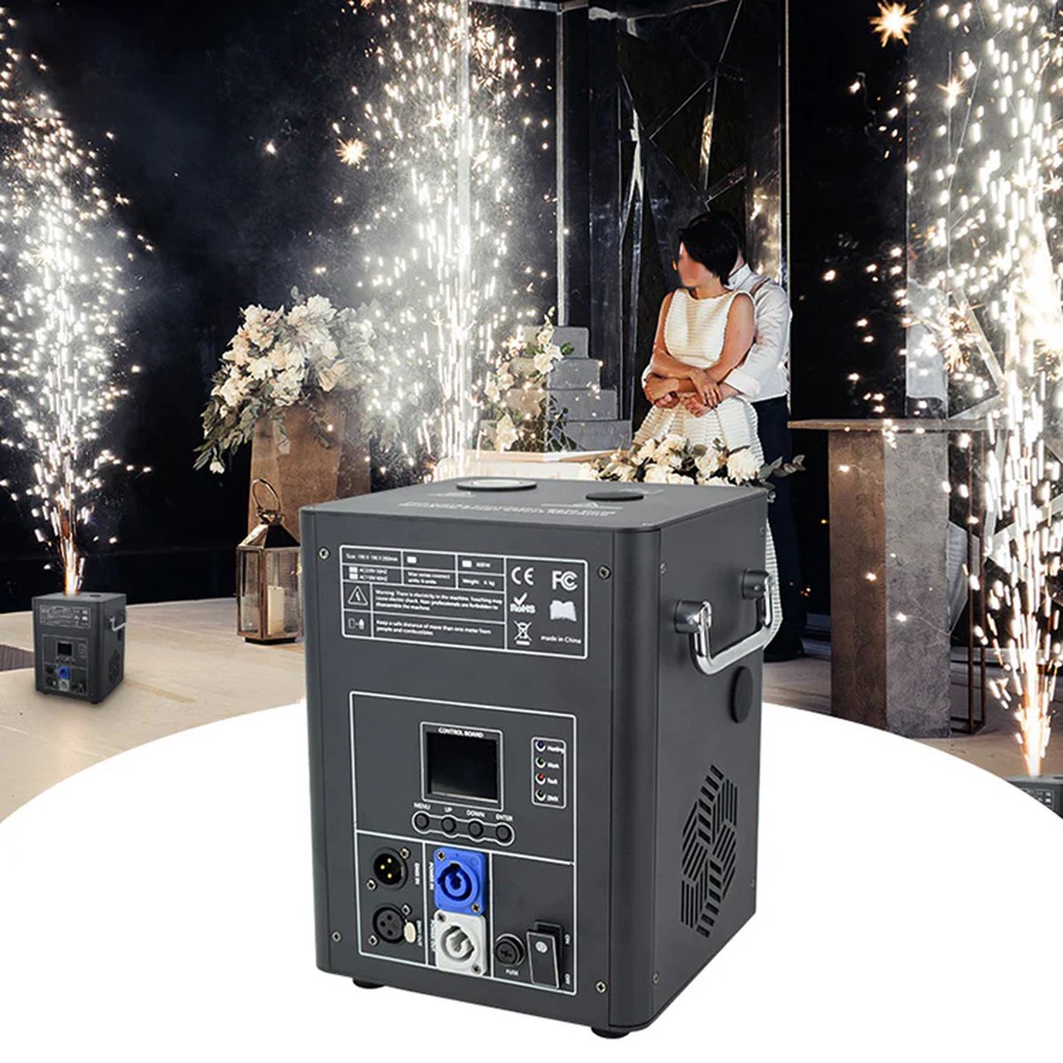 Cold Spark Machine Fountain 750W – De Perfecte Special Effect Machine voor Elk Evenement!