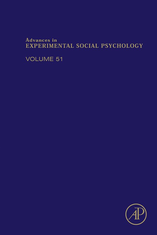 Advances in Experimental Social Psychology 51 - Advances in  ... - cover