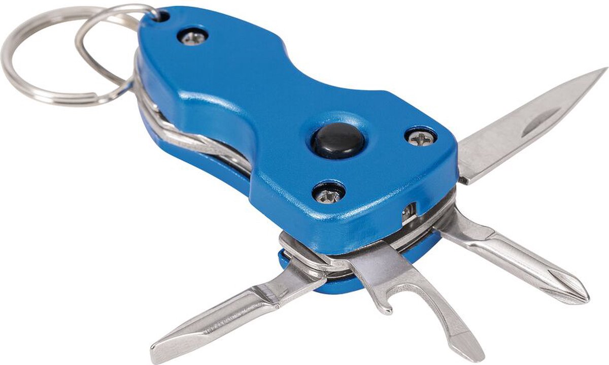 Multitool Sleutelhanger Rood - Zakmes