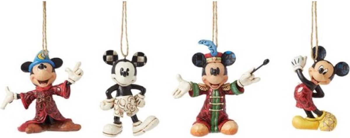 Disney Traditions - Mickey Mouse Ornament (set van 4)