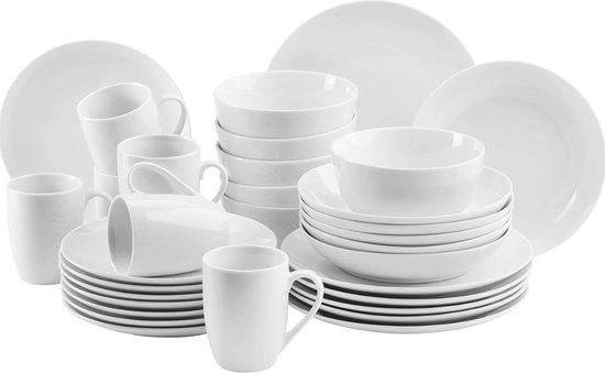 Deze 30-delige porseleinen serviesset is onder de €20