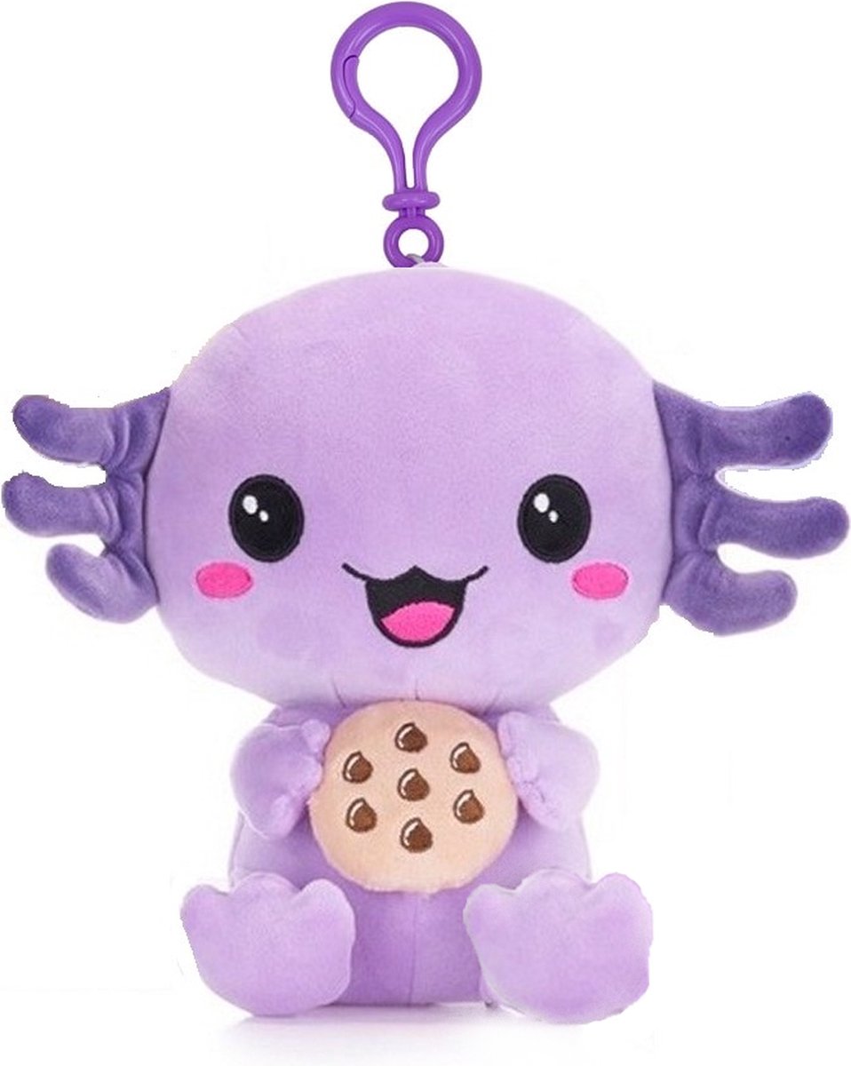Kawaii Kuties Pluche Bagclip Axolotl