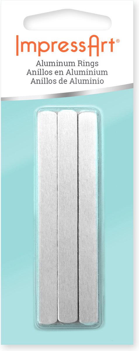 11 stuks Aluminium stroken - ImpressArt