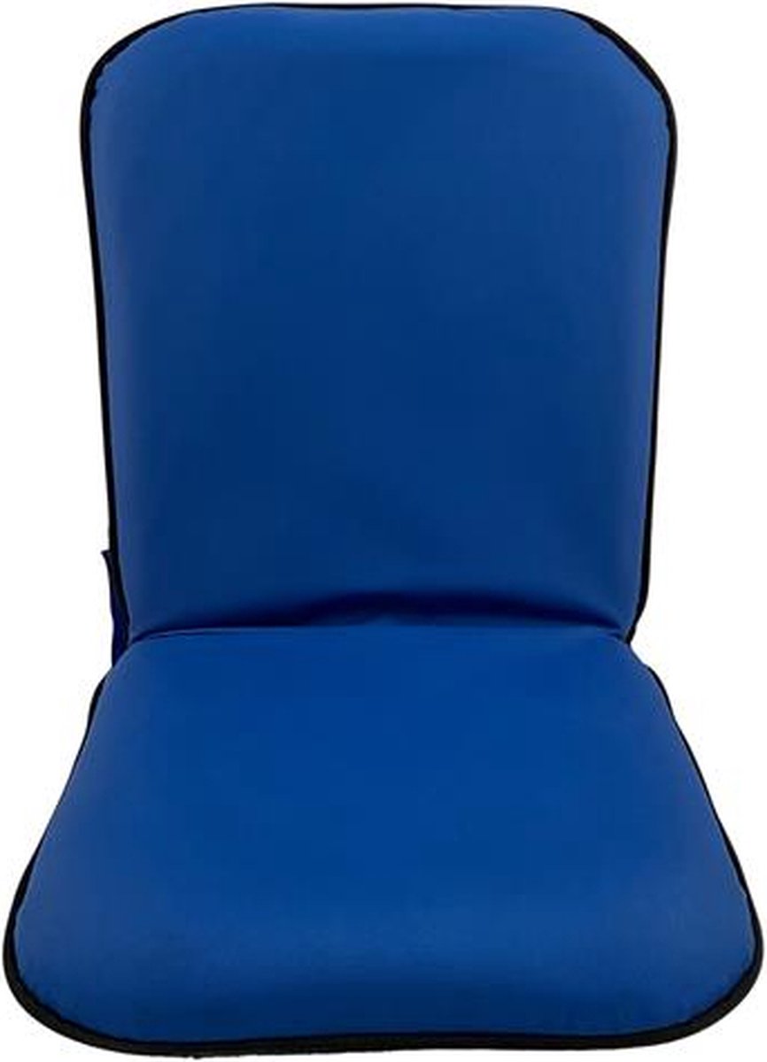 Hollex blauw zwarte opklapbare Zit/Ligstoel Lazy Star