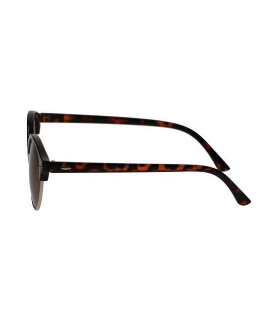 Spectrum Zonnebril Club Rond Havana Goud Bruin Unisex van Spectrum — afbeelding 2