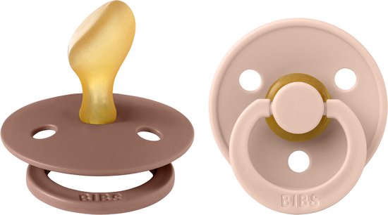 Bibs Blush/Woodchuck 6-18 Mois 2 Pièces Sucette Anatomique 2211421