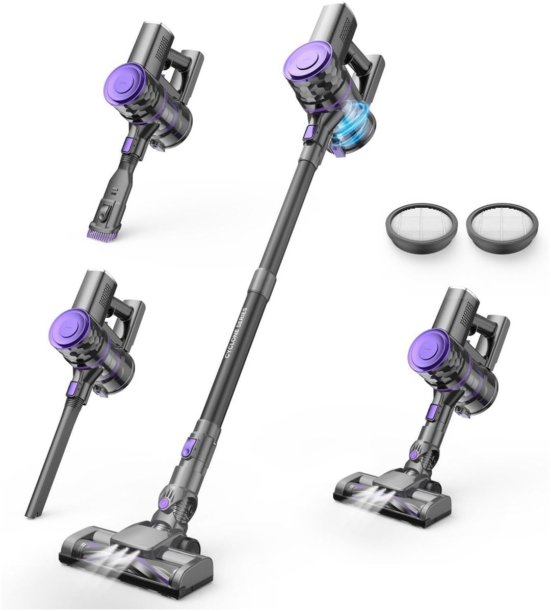 ApexArte® Steelstofzuiger Draadloos