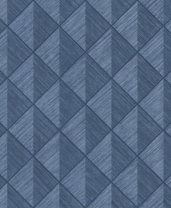 PAPIER PEINT RÉTRO BLEU RASCH