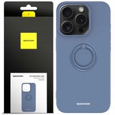 Spacecase Case Siliconenring Voor Iphone 15 Pro Blauw