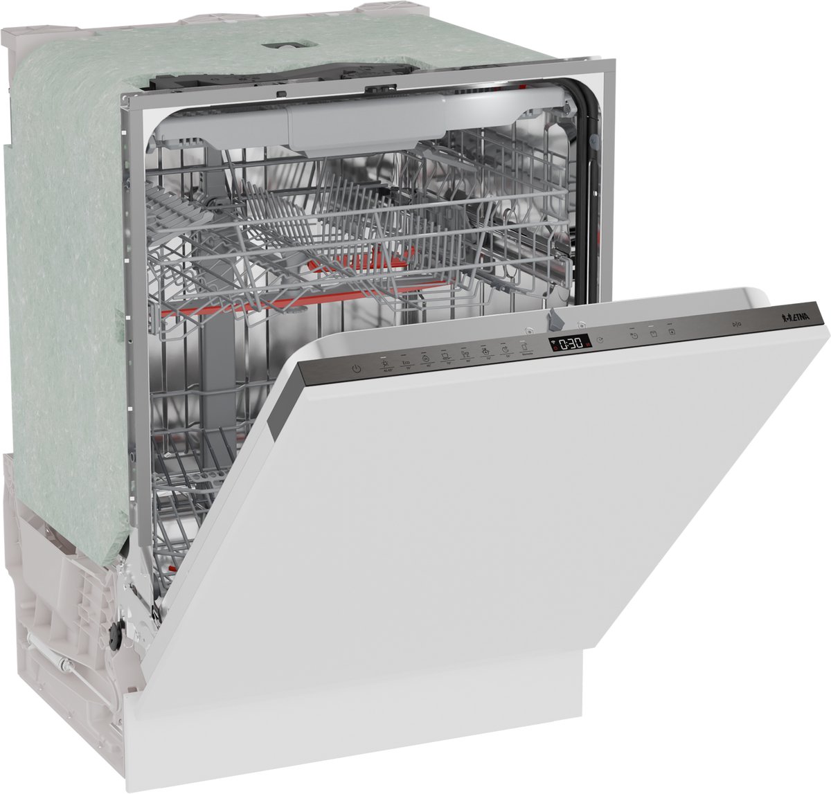 ETNA VW342CP – Volledig geïntegreerde vaatwasser – 16 couverts – Energieklasse A -10% – 42 dB – Nachtprogramma – ConnectLife – Automatische deuropening – 60 cm — afbeelding 5