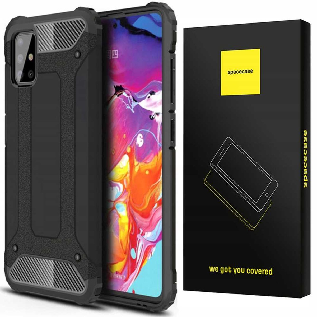 Spacecase Case X-Armor Case Voor Samsung Galaxy A71 Bescherming
