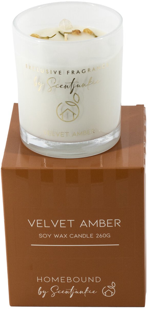 Homebound by Kolony HomeBound by KY | Geurkaars 'Velvet amber' | geurkaars Bruin