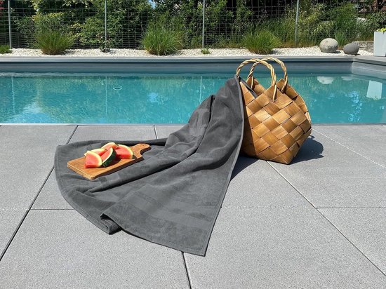 De Witte Lietaer Strandlaken Helene, Sand - 100 x 200 cm - Katoen