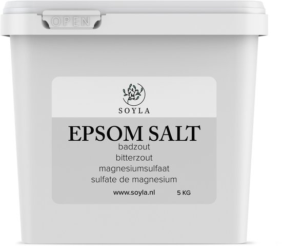 Foto: Epsom zout 5 kg badzout epsom salt magnesiumsulfaat