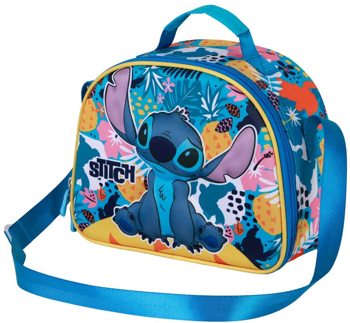 Karactermania - Lilo en Stitch - Turquoise 3D Lunchtas - Lilo en Stitch Kleuren - Disney