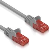 Bol.com Cat 6 - U/UTP - Netwerkkabel - Patchkabel - Internetkabel - 10 Gbps - 5 meter - Grijs - Allteq aanbieding