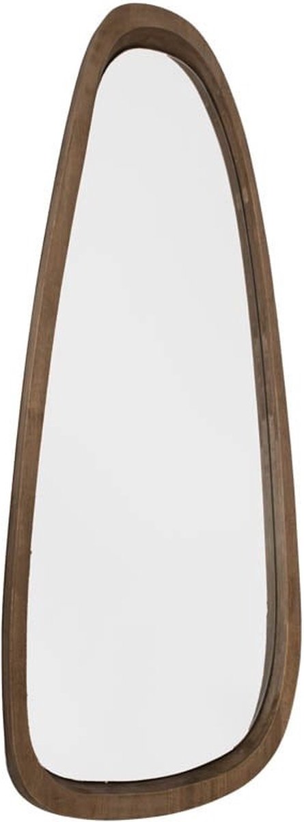 Wandspiegel Asymmetrisch - Spiegel Hout Organisch - Spiegel Rond - Gang Hal Spiegels - 113 x 3.5 x 39 cm