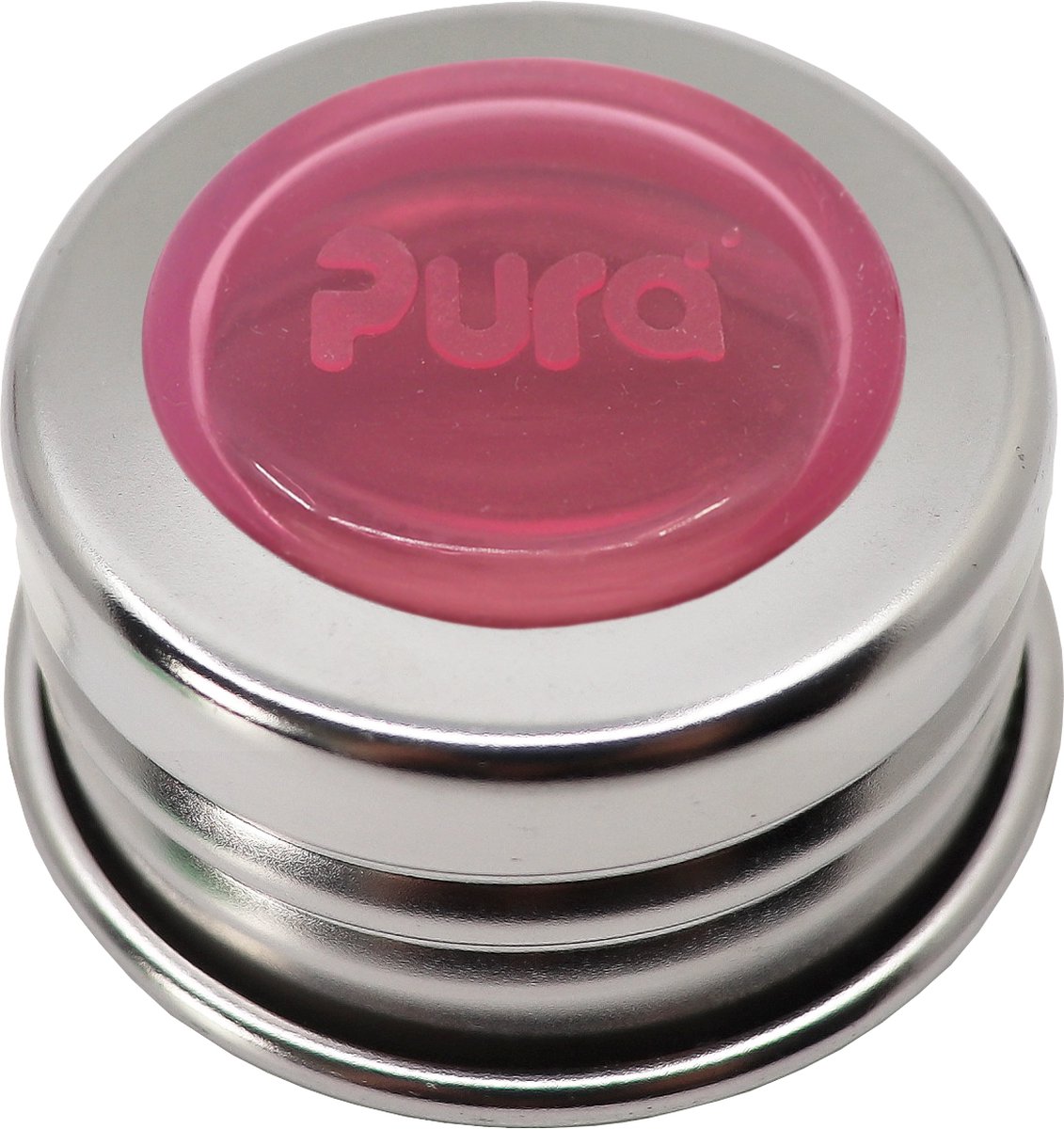 Pura Universele Dop - Roestvrijstalen Ring met Silicone Afsluitdisk Rose
