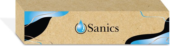 Sanics® Seal WC borstel met Houder Zwart - Toiletborstel - Toiletborstelhouder - WC borstelhouder - Hangend - RVS