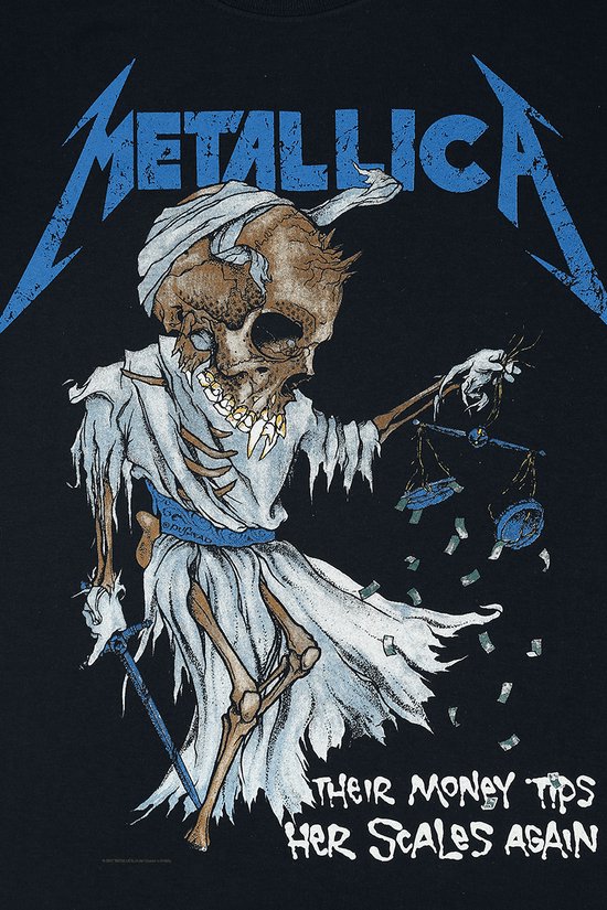 Tshirt Homme Metallica -L- Doris Zwart