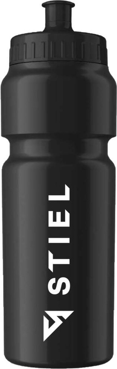 Stiel Bidon 009 - 750ml - BPA vrij - Zwart met wit