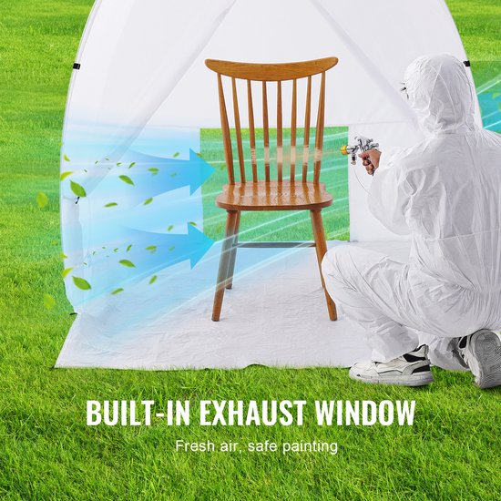 VEVOR Spuitcabine Spuitverf Spuitverf Beschermende Tent Pop-Up 1524 x 1524 x 1778mm van Vevor — afbeelding 3