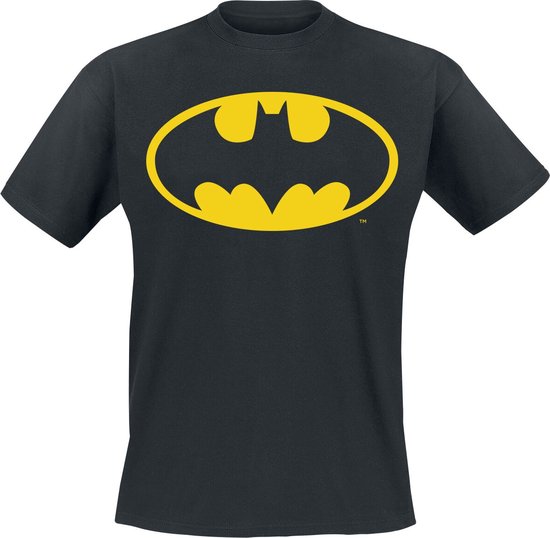 Batman Classic Logo Heren T-shirt - zwart - XL