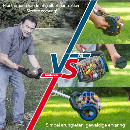 Notenroller - Notenraper Ergonomisch Ontwerp - Walnootraper Voor Efficiënt Verzamelen - Medium Formaat — afbeelding 3