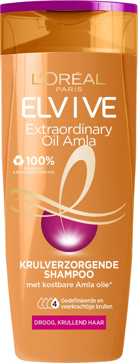 Elvive Shampoo Extraordinary Oil Krulverzorging 250ML