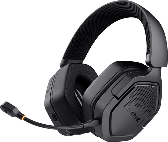Trust GXT 493 Carus Wireless - Draadloze Gaming Headset - max 20 uur batterij - PS4/PS5/PC/SWITCH - USB-ontvanger & Bluetooth – Zwart