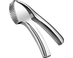 Knoflookpers - Premium Knoflookpers - Garlic press - Knoflookpers/Gemberpers - RVS - zilver - 15.5*3cm