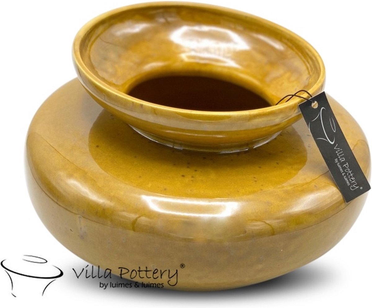 Gouden Caramel Vaas Maurice 30x20
