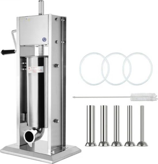 Wurstmaschine Wurstfüller, Profi Wurstfüllmaschine Edelstahl Wurstpresse manuell