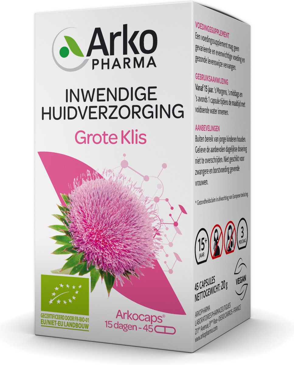 Goedkoopste Arkocaps Grote Klis - 45 Capsules - Voedingssupplementen