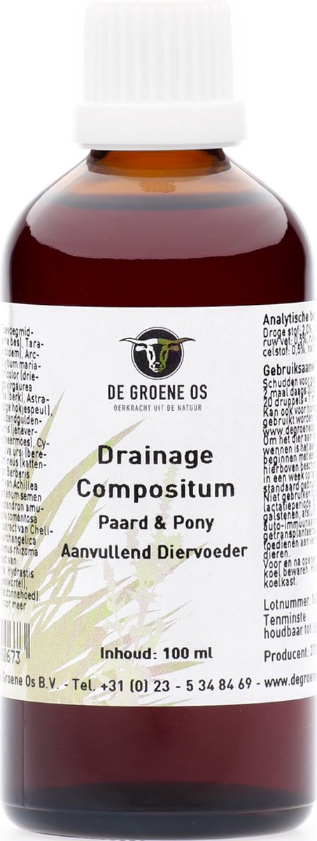 Groene Os - Spijsverteringsmiddel Drainage paard