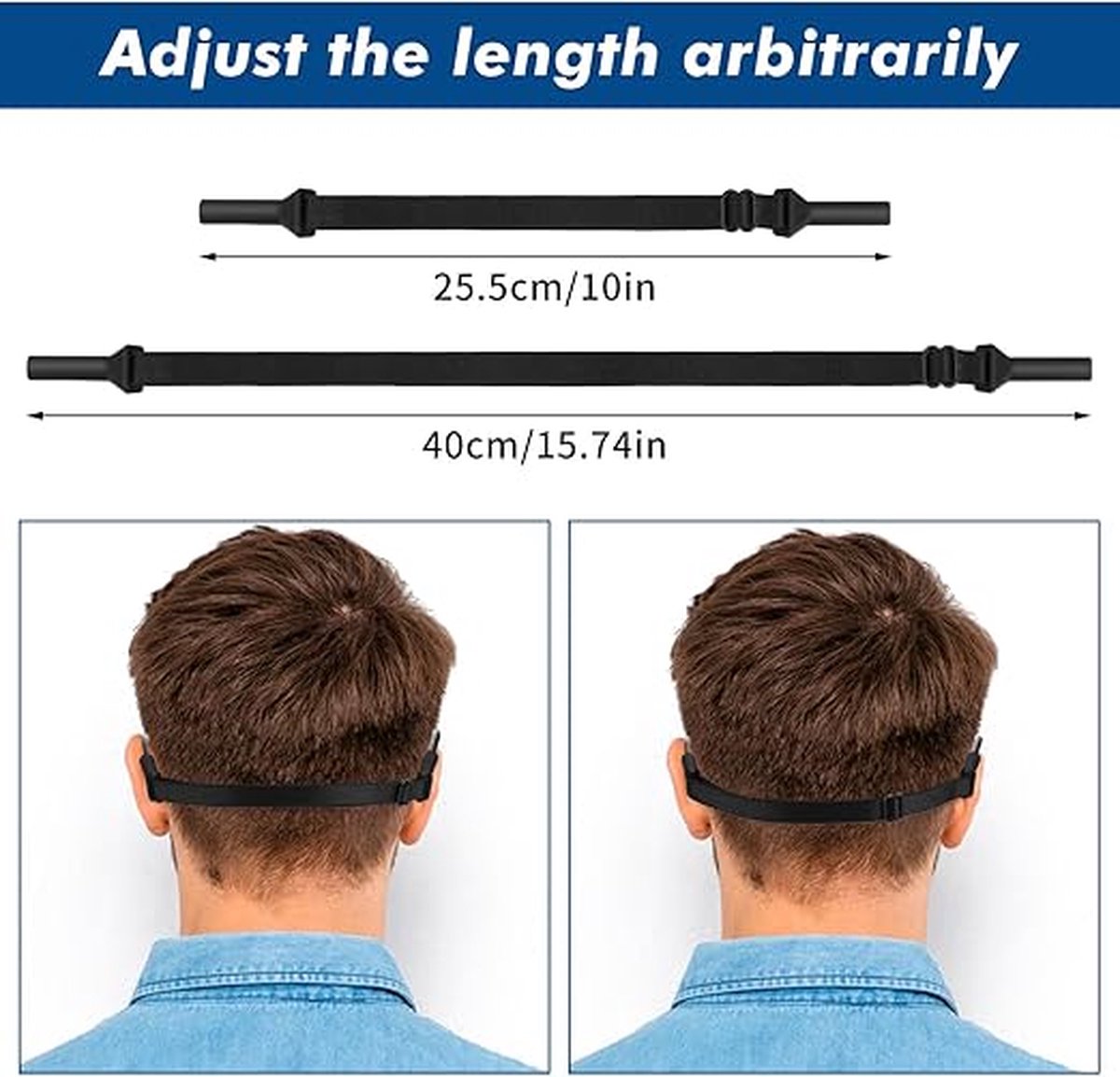 Amaxiu 4 Stück brillenband Brillenhalter Seil, Kein Schwanz Anti-Rutsch brillen zubehör Verstellbare Brillenriemen Sonnenbrillenband Sportbrillenhalter Brillenhalterung für Frauen Männer